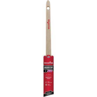 Wooster SILVER TIP 1 In. Thin Angle Sash Paint Brush